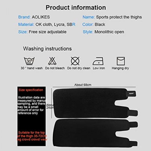 Adjustable Hamstring Compression Sleeve: Breathable Neoprene for Support and Comfort