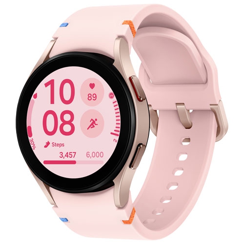 Open Box - Samsung Galaxy Watch FE 40mm Smartwatch with Heart Rate Monitor - Pink Gold