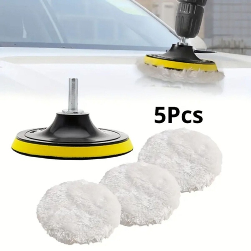 Car Polishing Buffing Pads Waxing Sponge Buffer Set Foam Polisher Kit for Drill