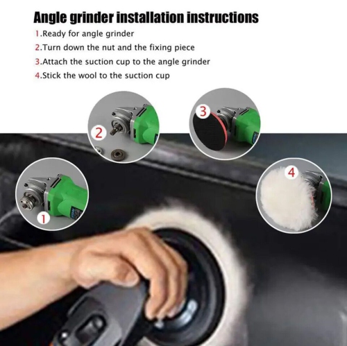 Car Polishing Buffing Pads Waxing Sponge Buffer Set Foam Polisher Kit for Drill