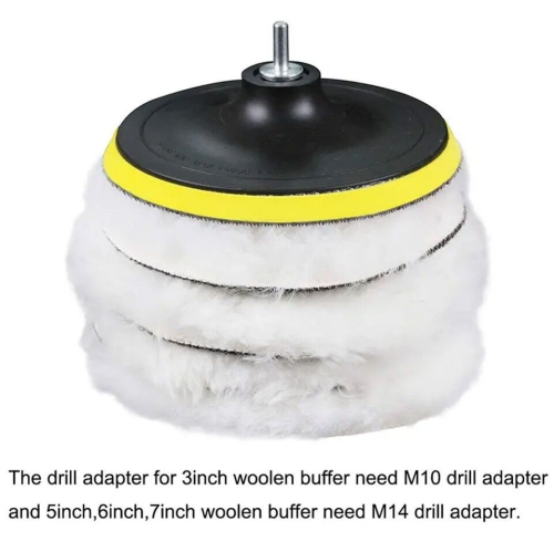 Car Polishing Buffing Pads Waxing Sponge Buffer Set Foam Polisher Kit for Drill