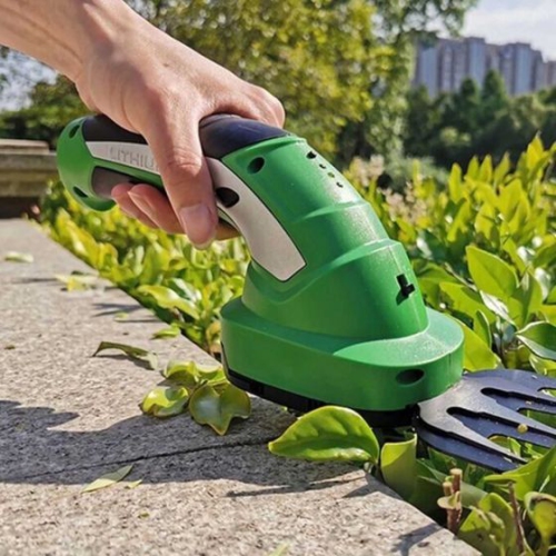 Hedge Trimmer & Cordless Grass Shear-2 in 1 Handheld Grass Trimmer
