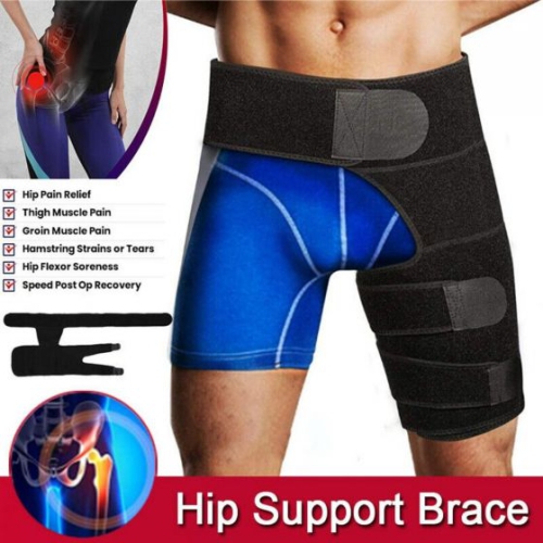 Hip Support Thigh Compression Wrap Femoral Head Pain Relief Adjustable Breathable