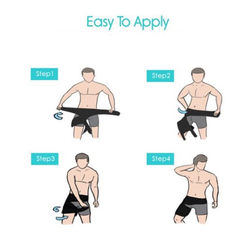 Hip Support Thigh Compression Wrap Femoral Head Pain Relief Adjustable Breathable