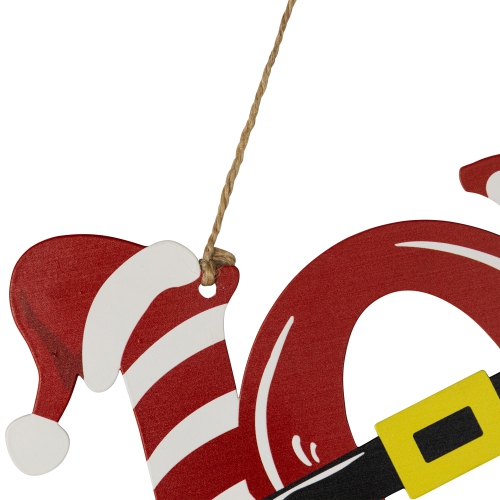 Affiche murale de Noël «&nbsp;Santa Hat and Belt Joy&nbsp;», 12,25&nbsp;po