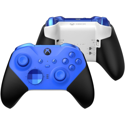 Boîte ouverte manette de jeu sans fil Xbox Elite Series 2 Core – Bleu – Xbox Series X|S, Xbox One, PC Windows, Android et iOS