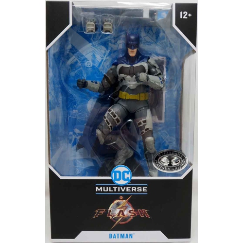 DC  Multiverse The Flash 7 Inch Action Figure Exclusive - Batman In Platinum