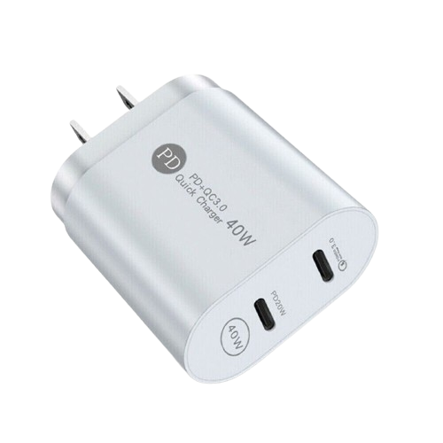 40W PD Fast Charger Adapter: For Rapid Charging of Smartphones and Tablets