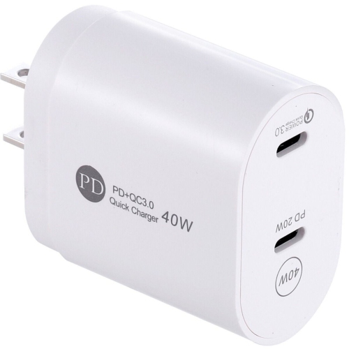 40W PD Fast Charger Adapter: For Rapid Charging of Smartphones and Tablets