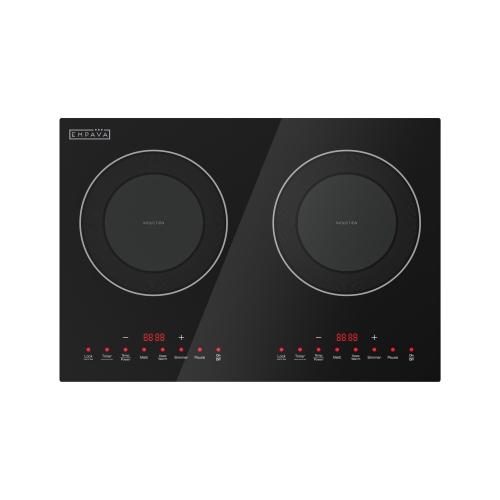 13-in Portable Dual Heating Elements 1800-W Built-in Induction Cooktop 120-V(EMPV-13EC09)