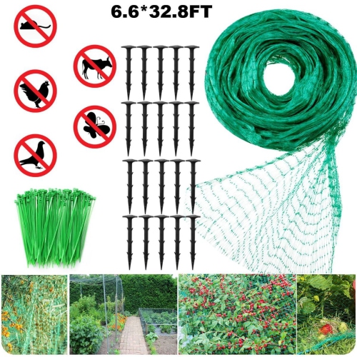 1 Pack Bird Netting - Ultra-Durable Mesh for Effective Garden Defense, Pond and Poultry Safeguard, High-Quality Knotted Net for Lawn, Fruit Trees,