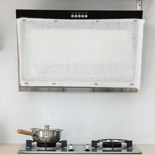 Self-cleaning Kitchen Range Hood Filter Screen Oil Suction Paper Anti Oil Stain Cotton Film Household