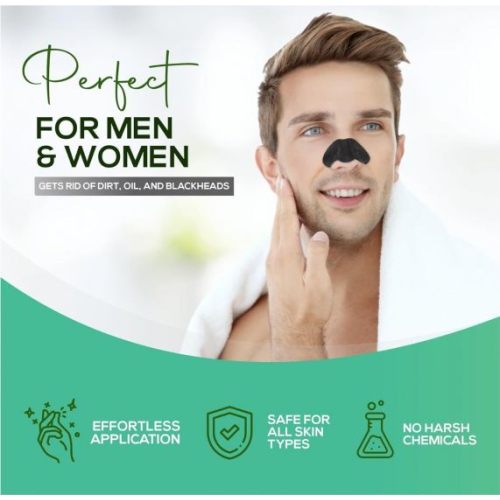 15pcs Blackhead Nose Strips Advanced Pore Cleaning Patch, Removes Oil, Dirt And Blackheads