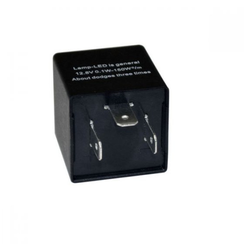 Adjustable LED Flasher Relay - Fix Hyper Flashing Instantly Easy Plug-and-Play Solution for Motorcycle and Car Turn Signals