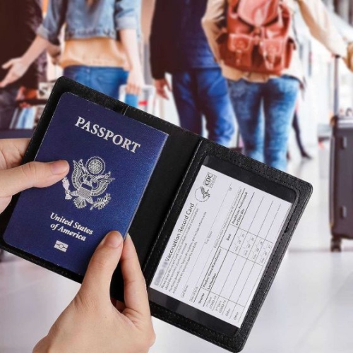 Passport Holder- Black People love our passport and vaccine card holder