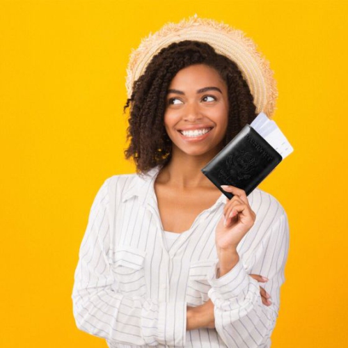 Passport Holder- Black People love our passport and vaccine card holder