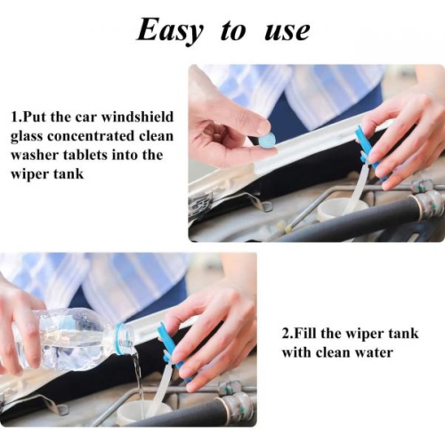 Car Windshield Cleaner Wiper Glass Washer Auto Dirt Windscreen Cleaning Tablets