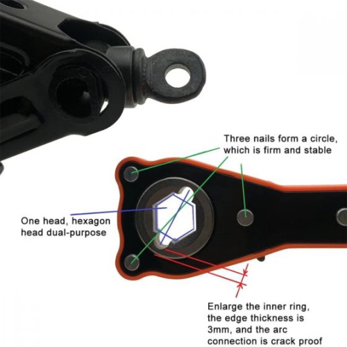 Versatile 2-in-1 Automotive Ratchet Wrench with Converter - Easy Car Jacking