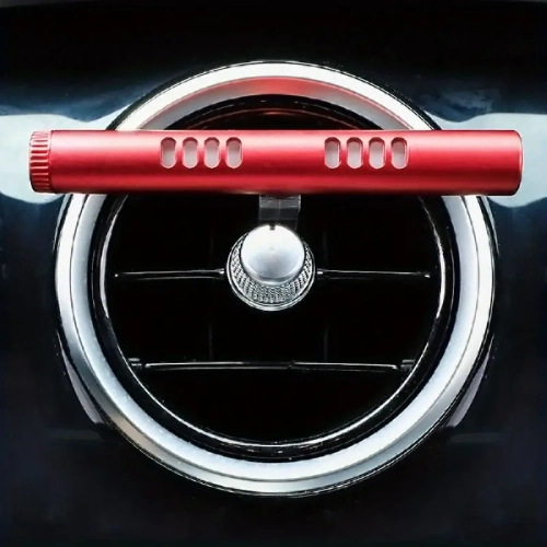 Air Freshener Sleek Aluminum Car Diffuser Vent Clip - Adjustable Aroma for a Fresh Drive