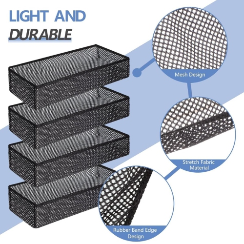 Floor Register Vent Cover Filter Net - Easy Installation & Deep Mesh Design Catches Toys Snacks Pet Hair and Pet Food