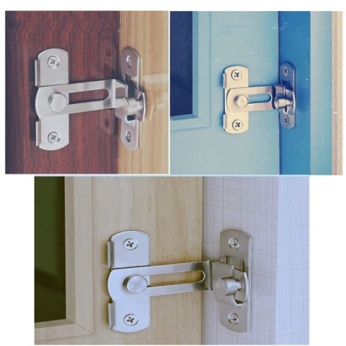 1 pack Barn Door Lock Sliding Barn Door Stainless steel barn sliding door lock is suitable for most door locks