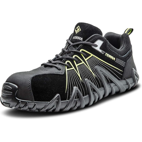 TERRA  Mens Spider X Composite Toe Water-Resistant Safety Industrial Shoe In Multicolor