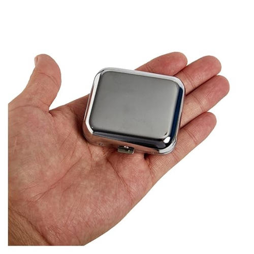 Ashtray Metal Square Pocket Ashtray Metal Ash Tray Pocket Ashtrays with Lids Portable Ashtray