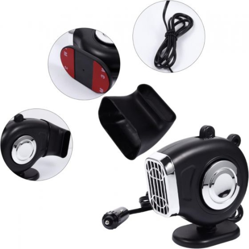 360° Adjustable Car Rear Seat Heater - Rapid Frost Removal & Efficient Ceramic Heating