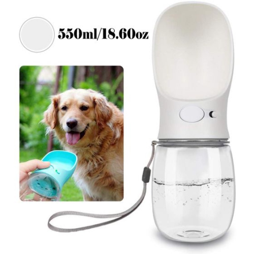 ISTAR  Dog Water Bottle, Leak Proof Portable Puppy Water Dispenser Drinking Feeder Pet Care Cup for Outdoor Walking, Hiking, Travel