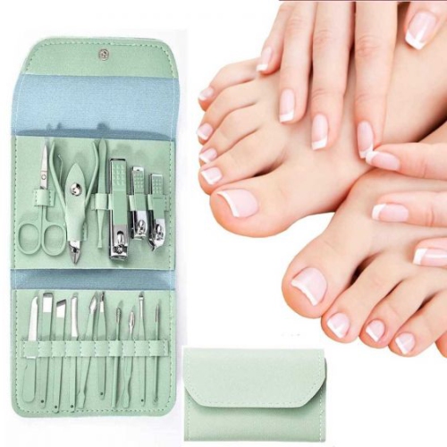 Nail Clippers set, 16 in 1 Nail Clippers Pedicure Manicure Set Beauty Tool with Portable Holding Bag Case for Adult Travel or Home