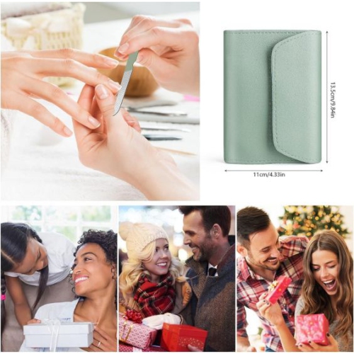 Nail Clippers set, 16 in 1 Nail Clippers Pedicure Manicure Set Beauty Tool with Portable Holding Bag Case for Adult Travel or Home