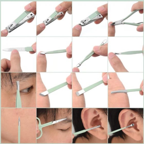 Nail Clippers set, 16 in 1 Nail Clippers Pedicure Manicure Set Beauty Tool with Portable Holding Bag Case for Adult Travel or Home