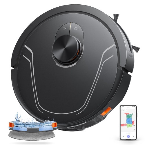 Honiture V8PRO Robot Vacuum, 5000Pa Smart Robot Vacuum Cleaner and Mop Combo, 180min Runtime, Self-Charging, App/Remote/Alexa, Super-Slim, for