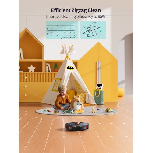 Honiture V8PRO Robot Vacuum, 5000Pa Smart Robot Vacuum Cleaner and Mop Combo, 180min Runtime, Self-Charging, App/Remote/Alexa, Super-Slim, for