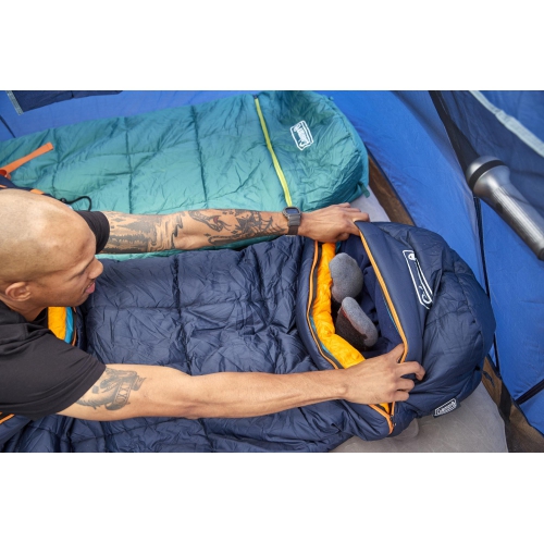 Coleman - Big Bay Sleeping Bag -6C Contour Big & Tall - Blue