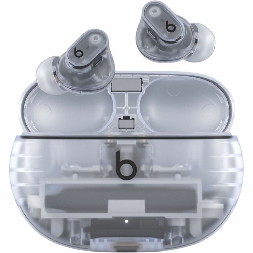 Open Box - Apple MQLK3LL/A Beats by Dr Dre Studio Buds + True Wireless Noise Cancelling Earbuds - Transparent