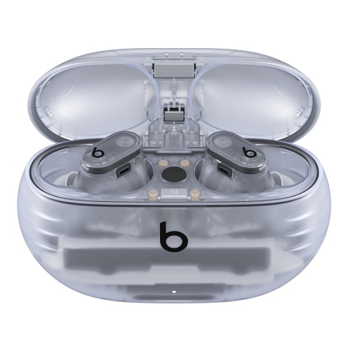 Open Box - Apple MQLK3LL/A Beats Studio Buds + True Wireless Noise Cancelling Earbuds - Transparent