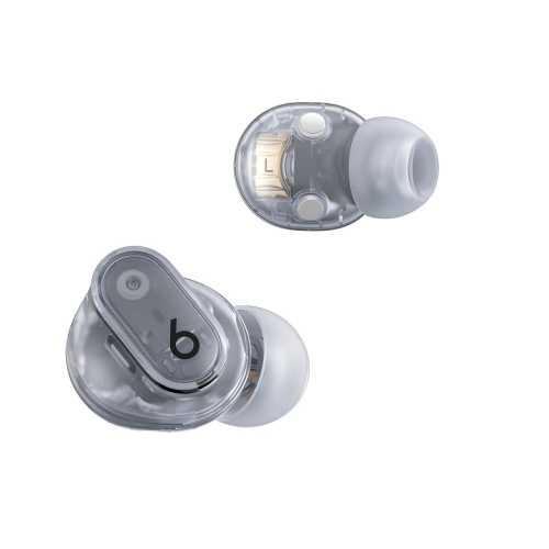 Open Box - Apple MQLK3LL/A Beats Studio Buds + True Wireless Noise Cancelling Earbuds - Transparent
