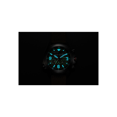 Citizen Mens Promaster Land Eco-Drive Watch 43.9mm Grey Stainless Steel Case Green CORDURA® Strap with Green Dial