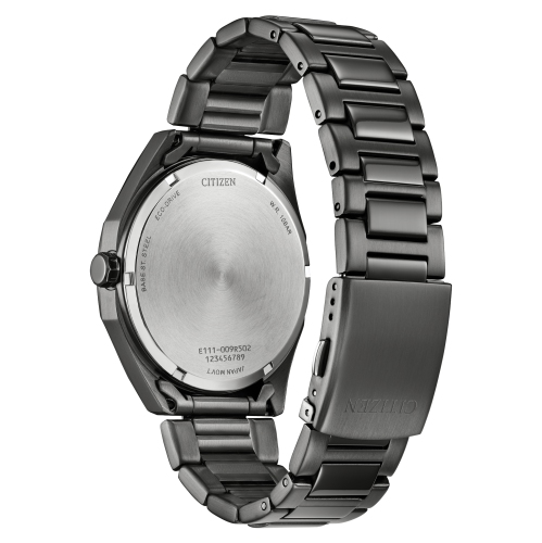 Montre pour hommes Weekender Eco-Drive de Citizen avec boîtier et bracelet en inox gris 41 mm et cadran gris