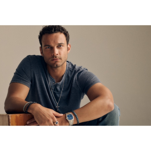 Bulova Mens Super Seville Precisionist Watch 37.5mm Silver-Tone Stainless Steel Case and Bracelet with Blue Dial