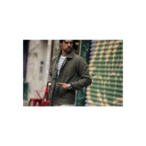 Bulova Mens Super Seville Precisionist Watch 37.5mm Silver-Tone Stainless Steel Case and Bracelet with Green Dial