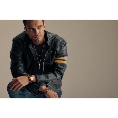 Bulova Mens Sutton Quartz Watch 29mm Two-Tone Stainless Steel Case Brown Leather Strap with Silver-White Dial