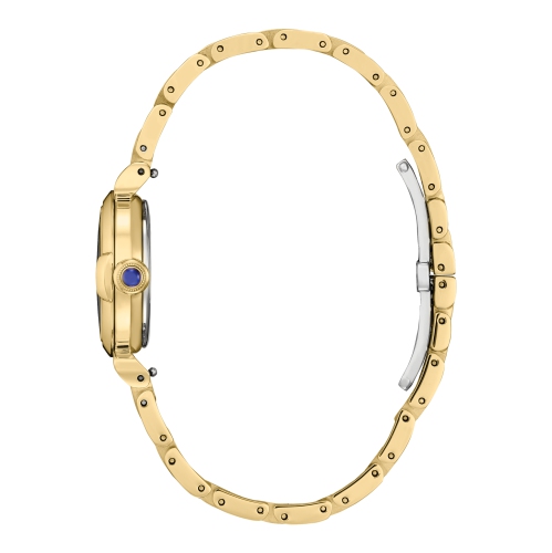 Citizen Ladies Citizen L Mae Eco-Drive Watch 26mm Gold-Tone Stainless Steel Case and Bracelet with Black Dial