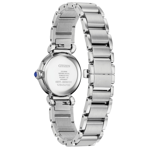 Citizen Ladies Citizen L Mae Eco-Drive Watch 26mm Silver-Tone Stainless Steel Case and Bracelet with White Dial