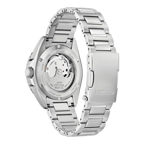 Citizen Mens Sport Automatic Automatic Watch 42mm Silver-Tone Stainless Steel Case and Bracelet with Light Blue Dial