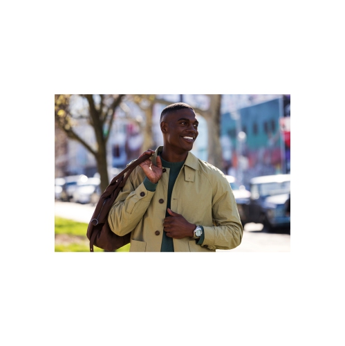 Citizen Mens Sport Automatic Automatic Watch 42mm Silver-Tone Stainless Steel Case and Bracelet with Light Blue Dial