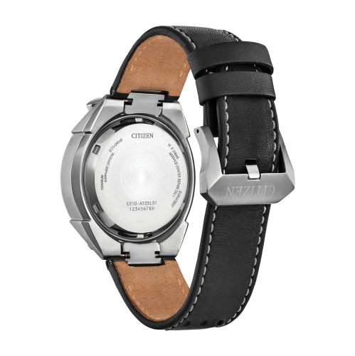 Montre pour hommes Promaster Tsuno Chrono Racer édition limitée Eco-Drive 43,3 mm avec boîtier en titane Super Titanium argenté et cadran bleu