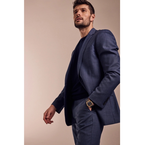 Montre unisexe Suratto Eco-Drive 38,4 mm de Citizen avec boîtier en inox deux tons et bracelet en cuir gris avec cadran gris