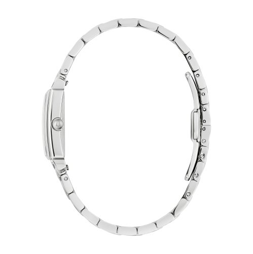 Montre à quartz pour femmes Sutton de Bulova 21&nbsp;mm avec boîtier et bracelet en acier inoxydable argenté et cadran gris